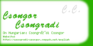 csongor csongradi business card